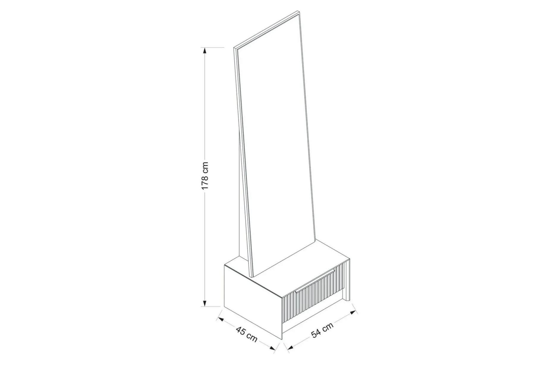 Fruitland Sminkebord 54 cm