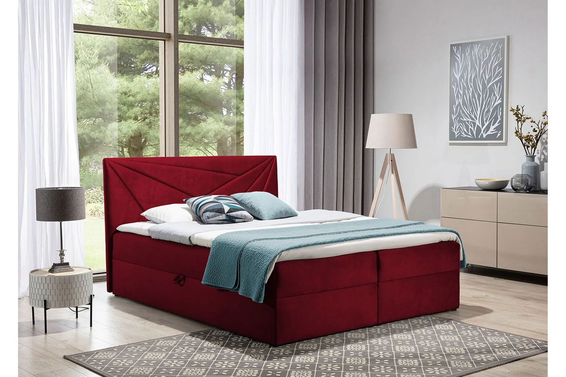 Frusci Kontinentalseng 160x200 + Overmadrass