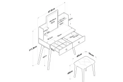 Fyodor Sminkebord 97,8 cm