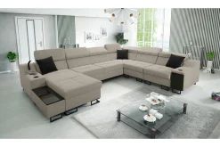 Galbally 5-sits Hörnsoffa beige