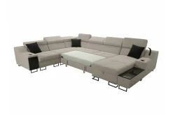 Galbally 5-sits Hörnsoffa Brown