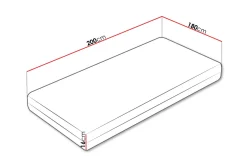 Gamini Skummadrass 180x200 cm