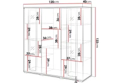 Gammelt Highboard