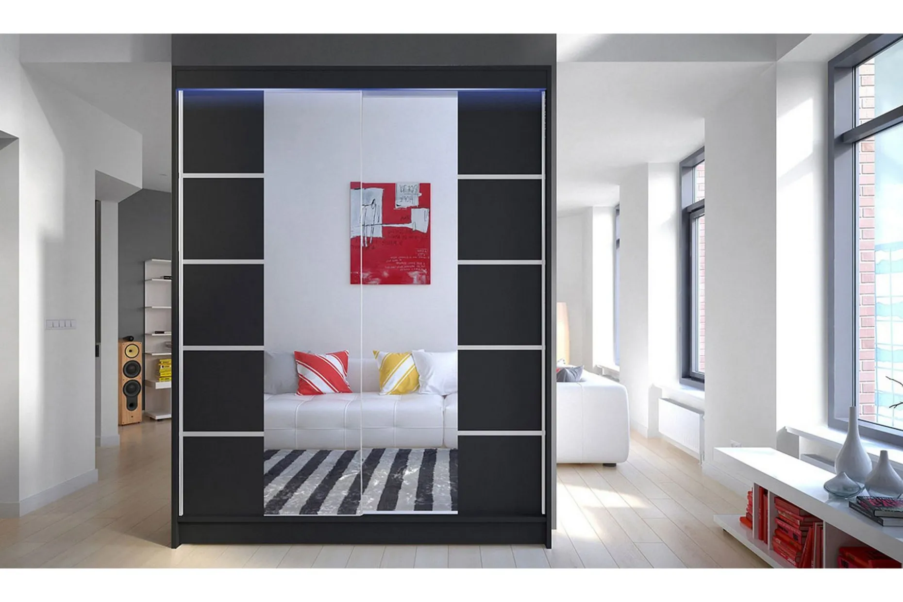 Garderobe + LED