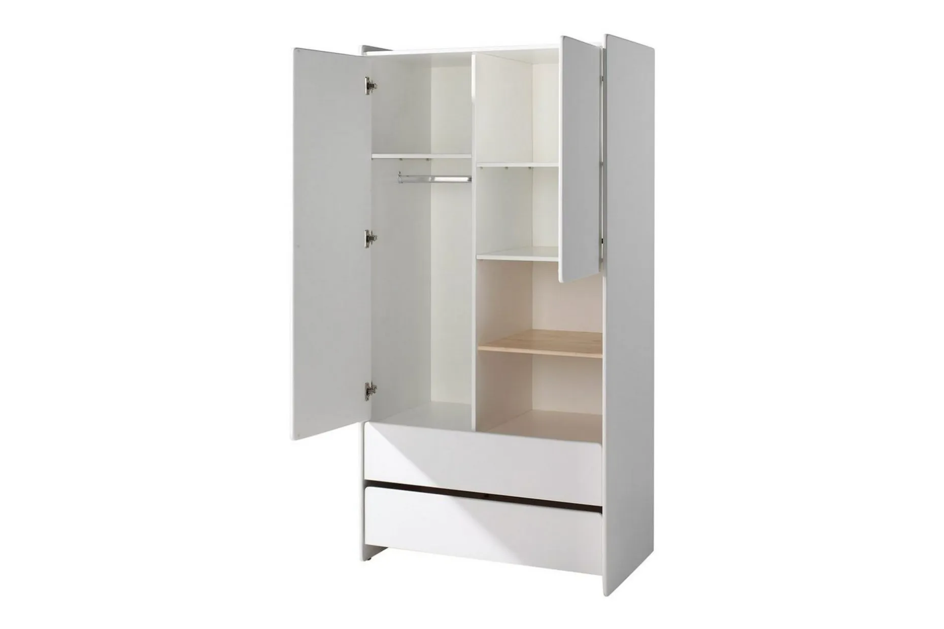 Garderobe med seng nattbord Kiddy