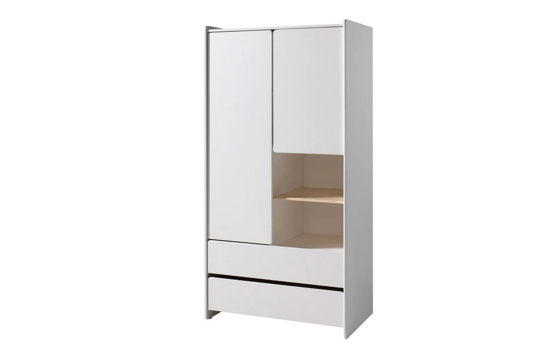 Garderobe med seng nattbord Kiddy