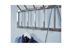 Garderobe Wohnling Vegghengt klesstativ 5 metallkroker polert matt
