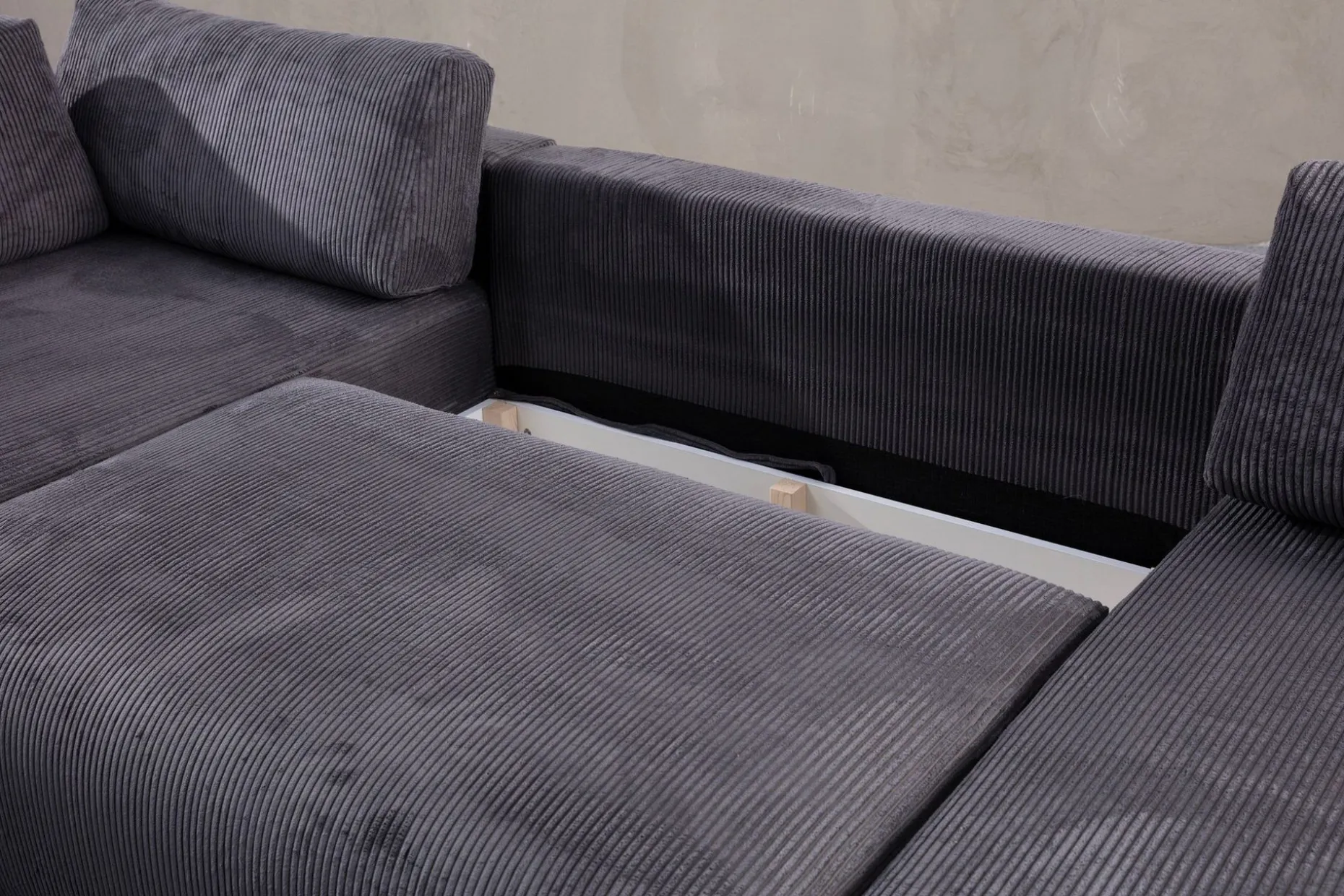 Gaudir 4-seters Sofa med Divan