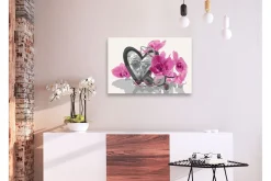 Gjør-det-selv Maleri Angel&Heart & Pink Orchid 60x40 cm