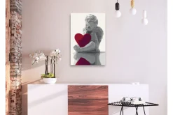 Gjør-det-selv Maleri Angel Red Heart 40x60 cm