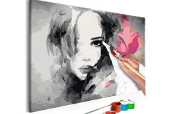 Gjør-det-selv-maleri Black & White Portrait 60x40 cm