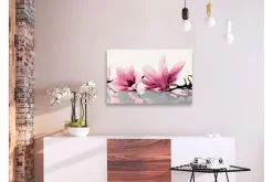 Gjør-det-selv-maleri Magnolia Hvit 60x40 cm