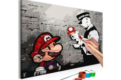 Gjør-det-selv Maleri Mario Banksy 60x40 cm
