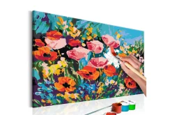 Gjør-det-selv-maleri Meadow Flowers 60x40 cm