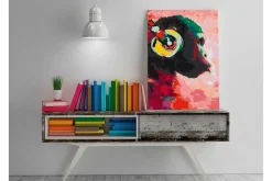 Gjør-det-selv-maleri Monkey In Headphones 40x60 cm