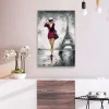 Gjør-det-selv Maleri Parisian Girl 40x60 cm