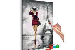 Gjør-det-selv Maleri Parisian Girl 40x60 cm