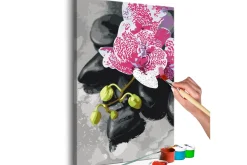 Gjør-det-selv-maleri Rosa orkide 40x60 cm
