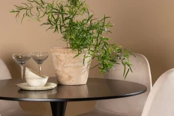 Glade Spisegruppe 100 cm Rund med 4 Polar Stoler