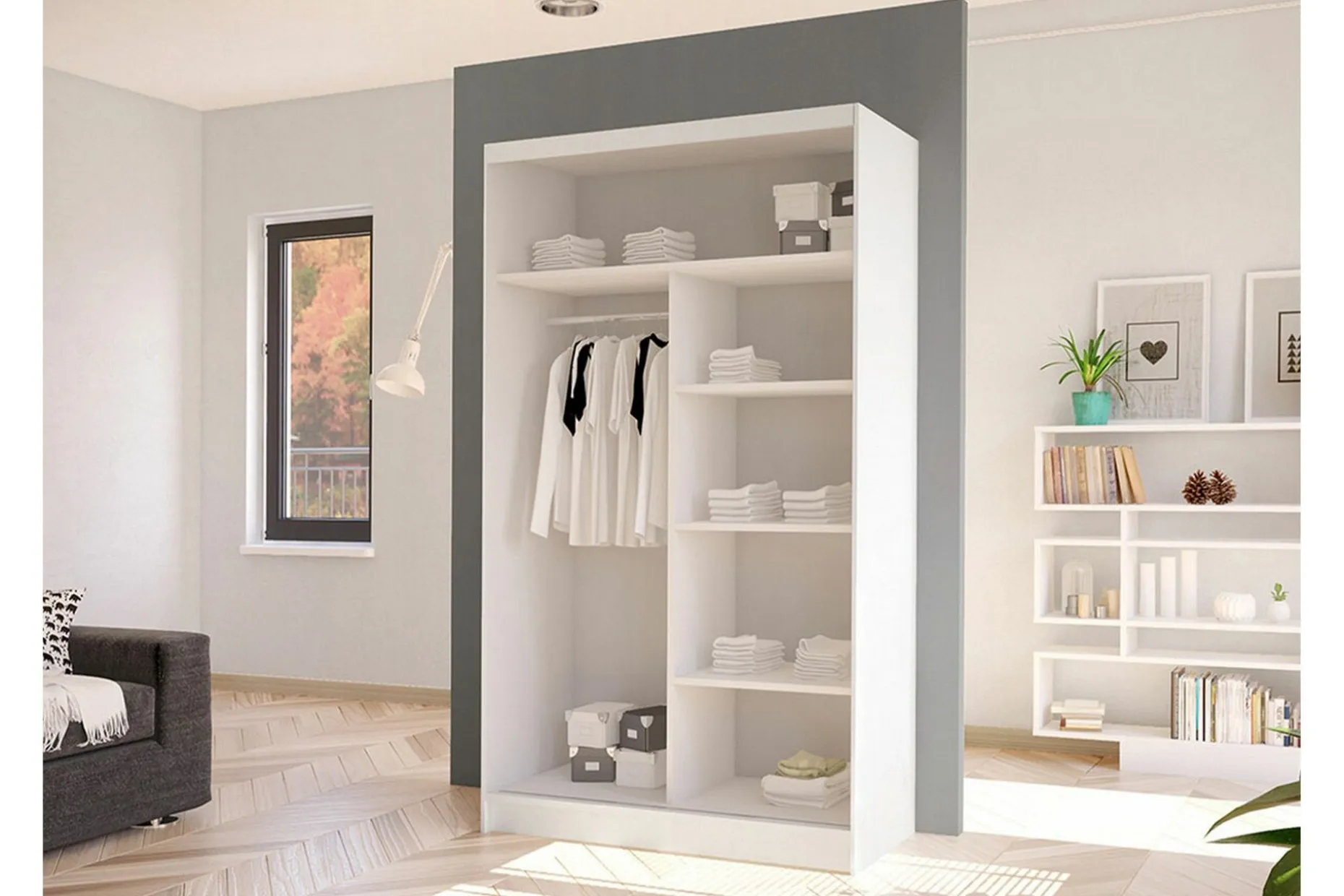 Glenmore Garderob Black