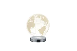 Globe Bordlampe LED-krom