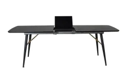 Gold Spisebord 180 cm Forlengningsbart