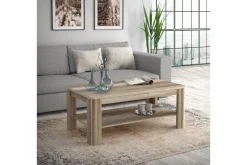Gomon Sofabord 110 cm med Oppbevaringshylle