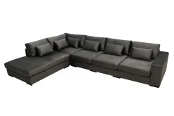 Grande 5-seters Sofa med Sjeselong Venstre