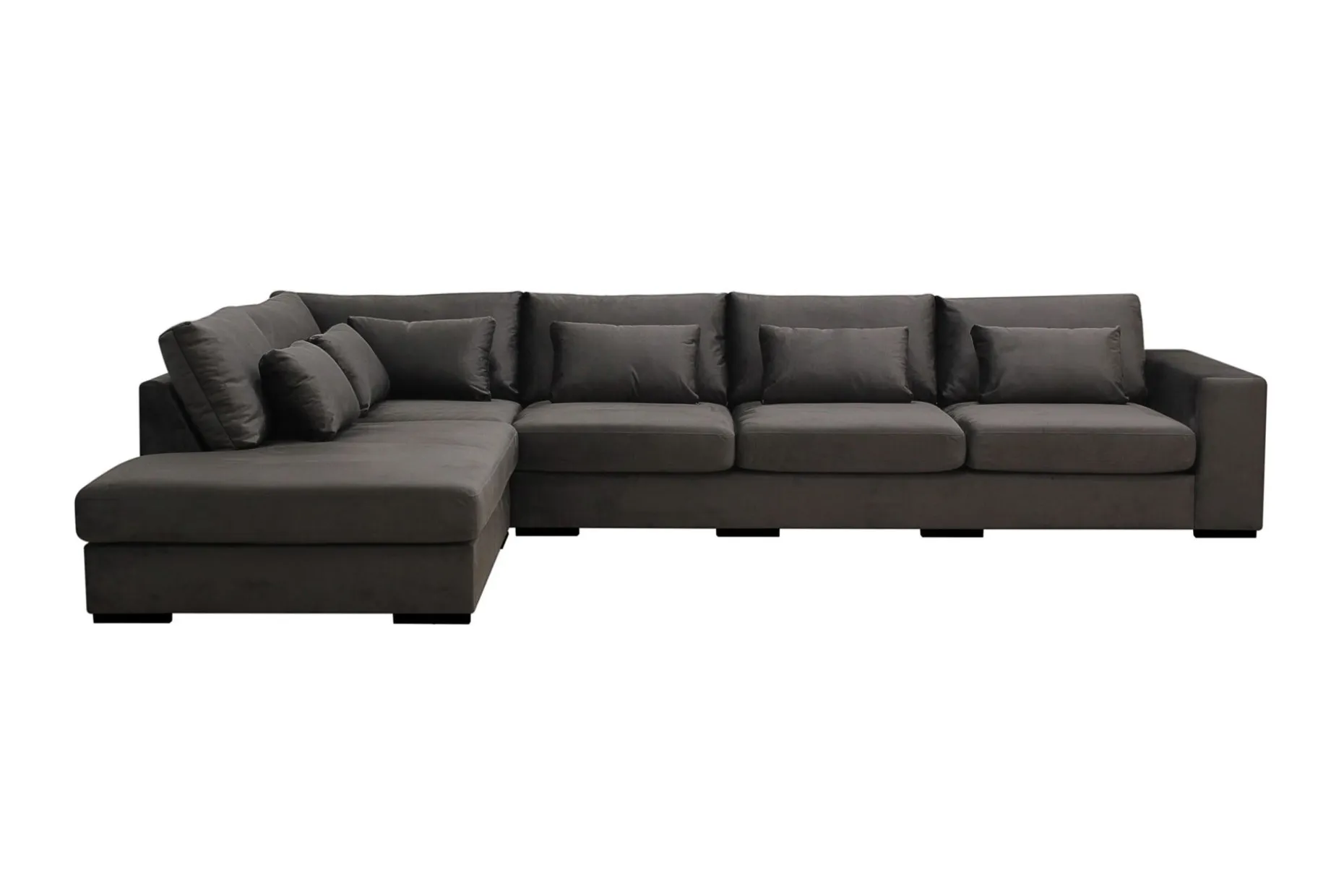 Grande 5-seters Sofa med Sjeselong Venstre