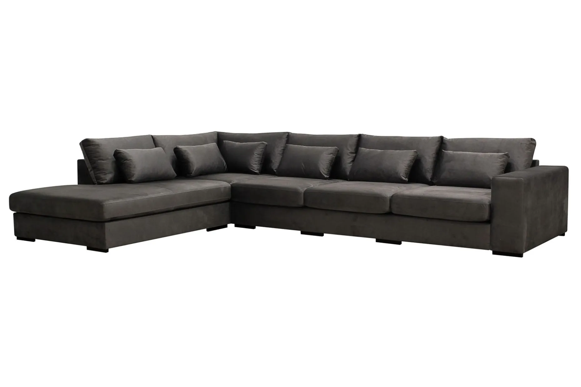 Grande 5-seters Sofa med Sjeselong Venstre