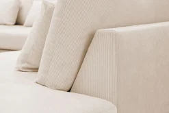 Grande 5-seters U-Sofa med Divan Venstre