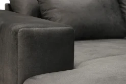 Grande 5-seters U-Sofa med Divan Venstre