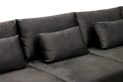 Grande 5-seters U-Sofa med Divan Venstre