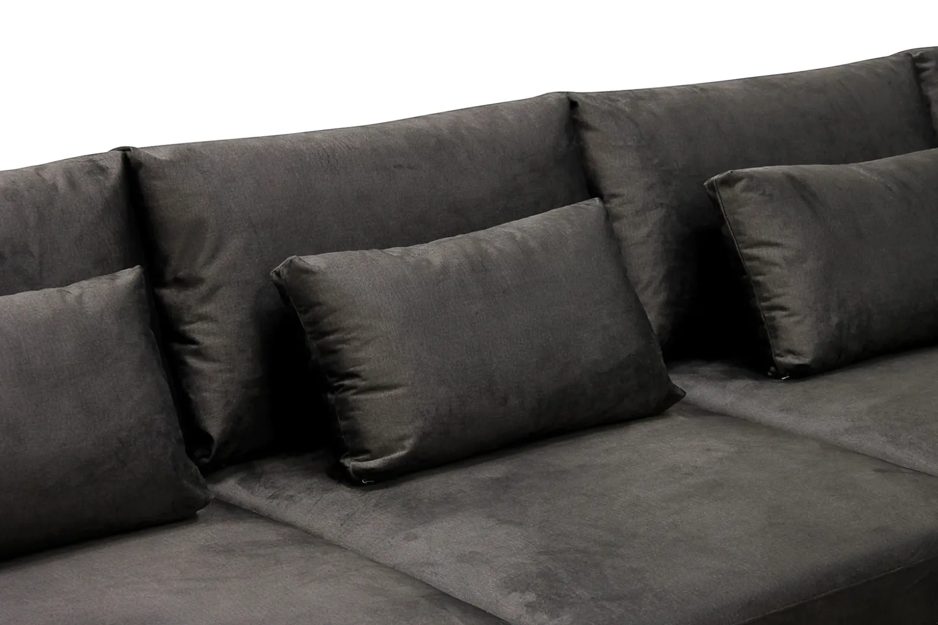 Grande 5-seters U-Sofa med Divan Venstre