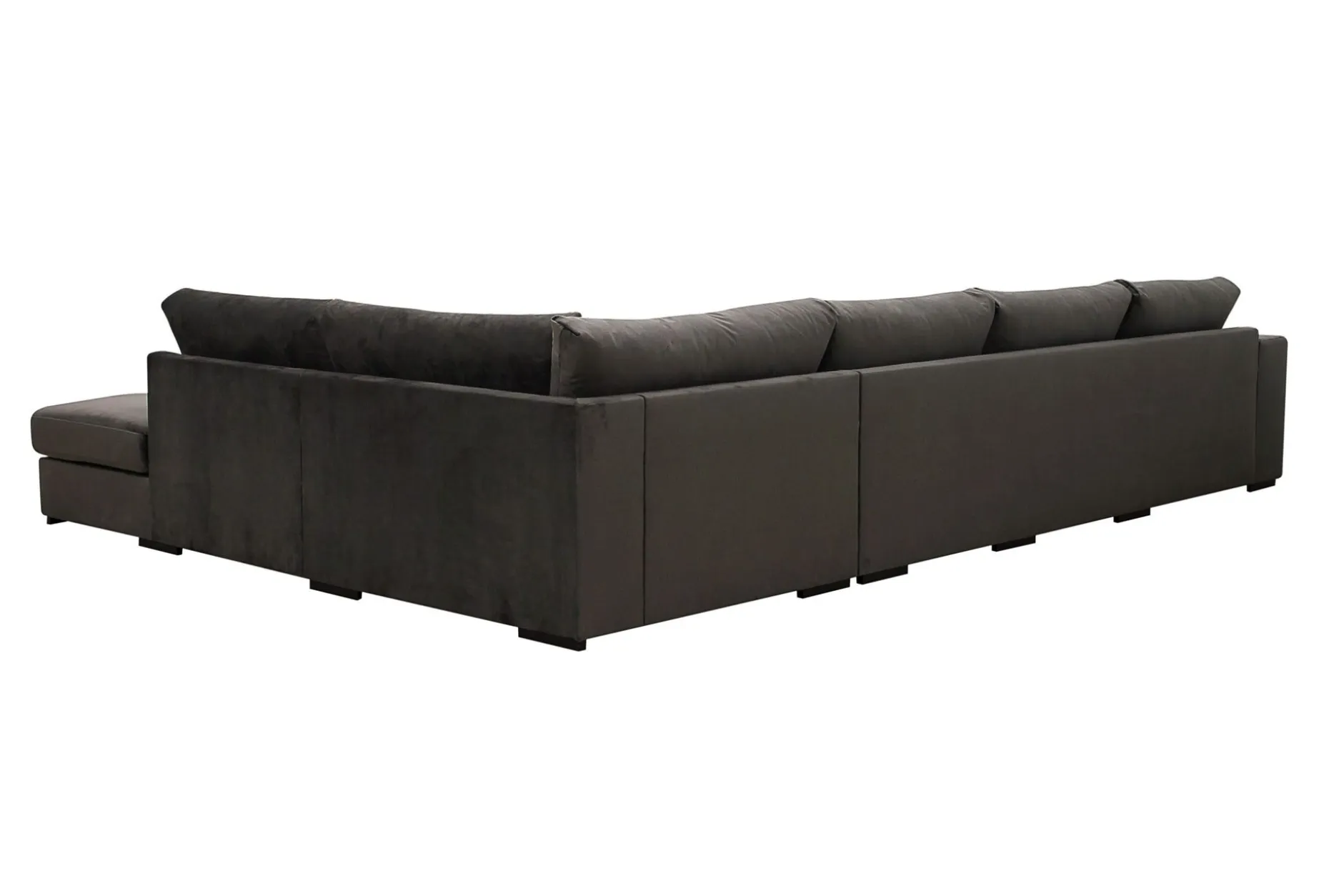 Grande 5-seters U-Sofa med Divan Venstre