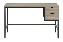Grantha Skrivebord 120 cm med Oppbevaring 2 Skuffer