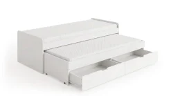 Granvik Sengeramme 90x200 cm uttrekkbar med ekstraseng og oppbevaring inkludert 2 madrasser
