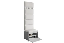 Grawis Sittebenk med 6-pk Veggdekorasjon 60x30 cm