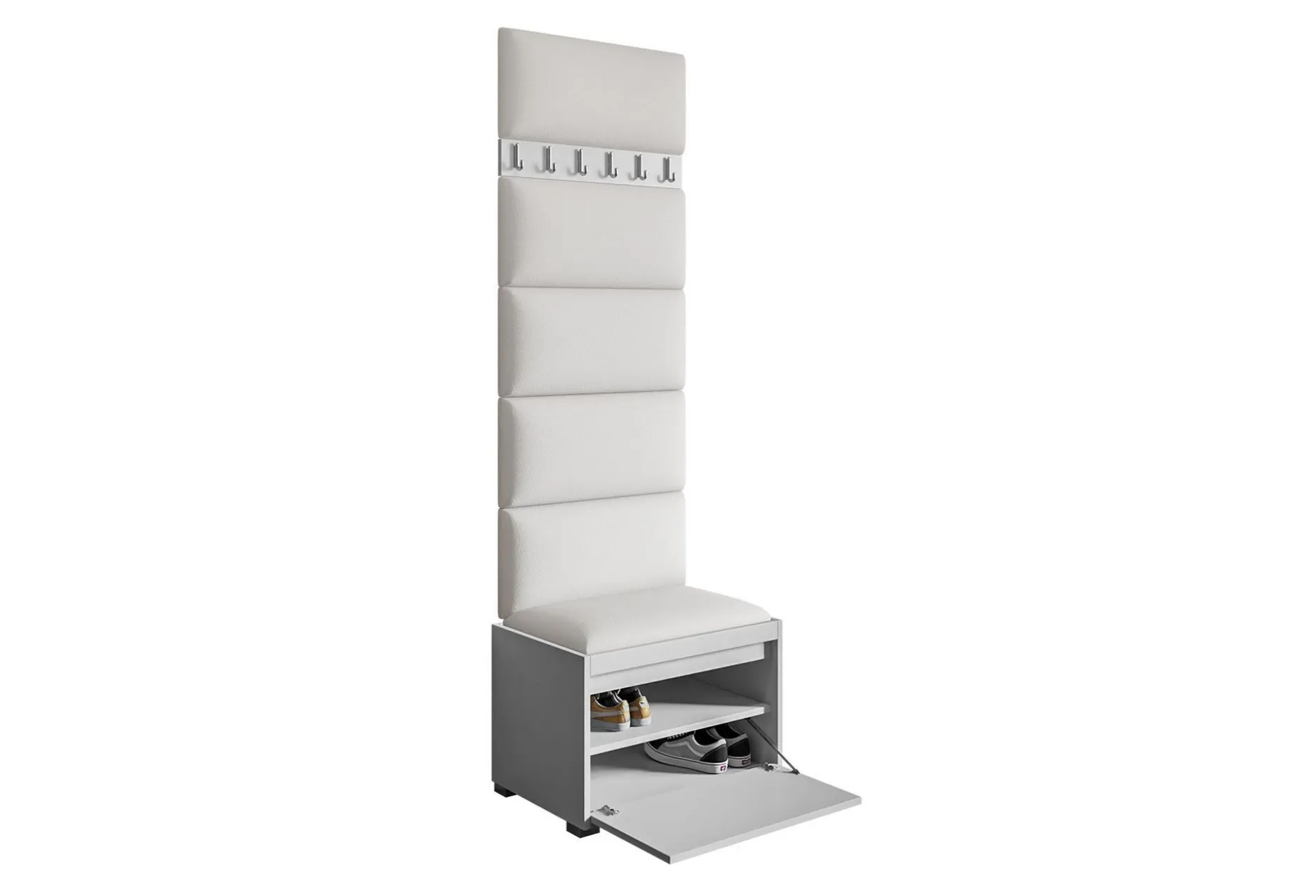 Grawis Sittebenk med 6-pk Veggdekorasjon 60x30 cm