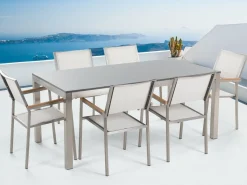 Grosseto Hagegruppe Med Bord + 6 Stoler
