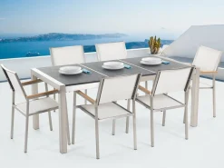 Grosseto Hagegruppe Med Bord + 6 Stoler