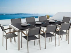 Grosseto Hagegruppe Med Bord + 8 Stoler