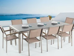 Grosseto Hagemøbel 1 Bord + 8 Stoler