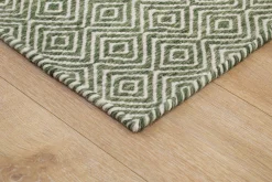 Gåsöga Ullteppe 75x200 cm Oval