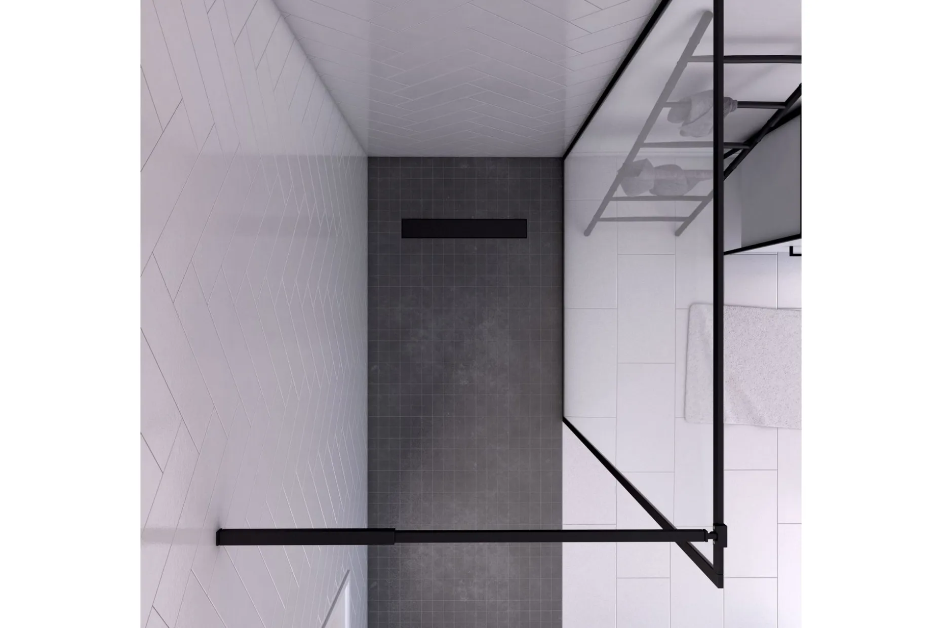Gullebo Glassvegg 200 cm