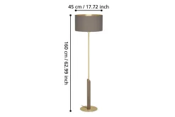 Gulvlampe Eglo Santandria Cappuccino