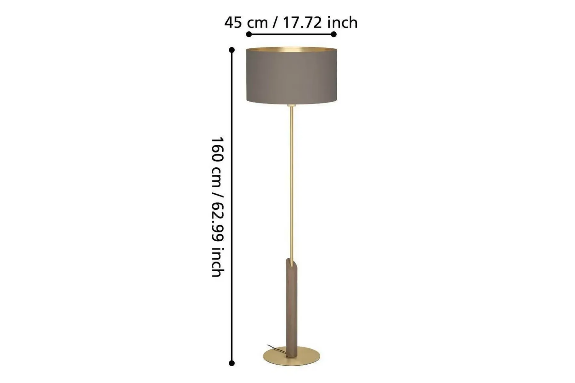 Gulvlampe Eglo Santandria Cappuccino