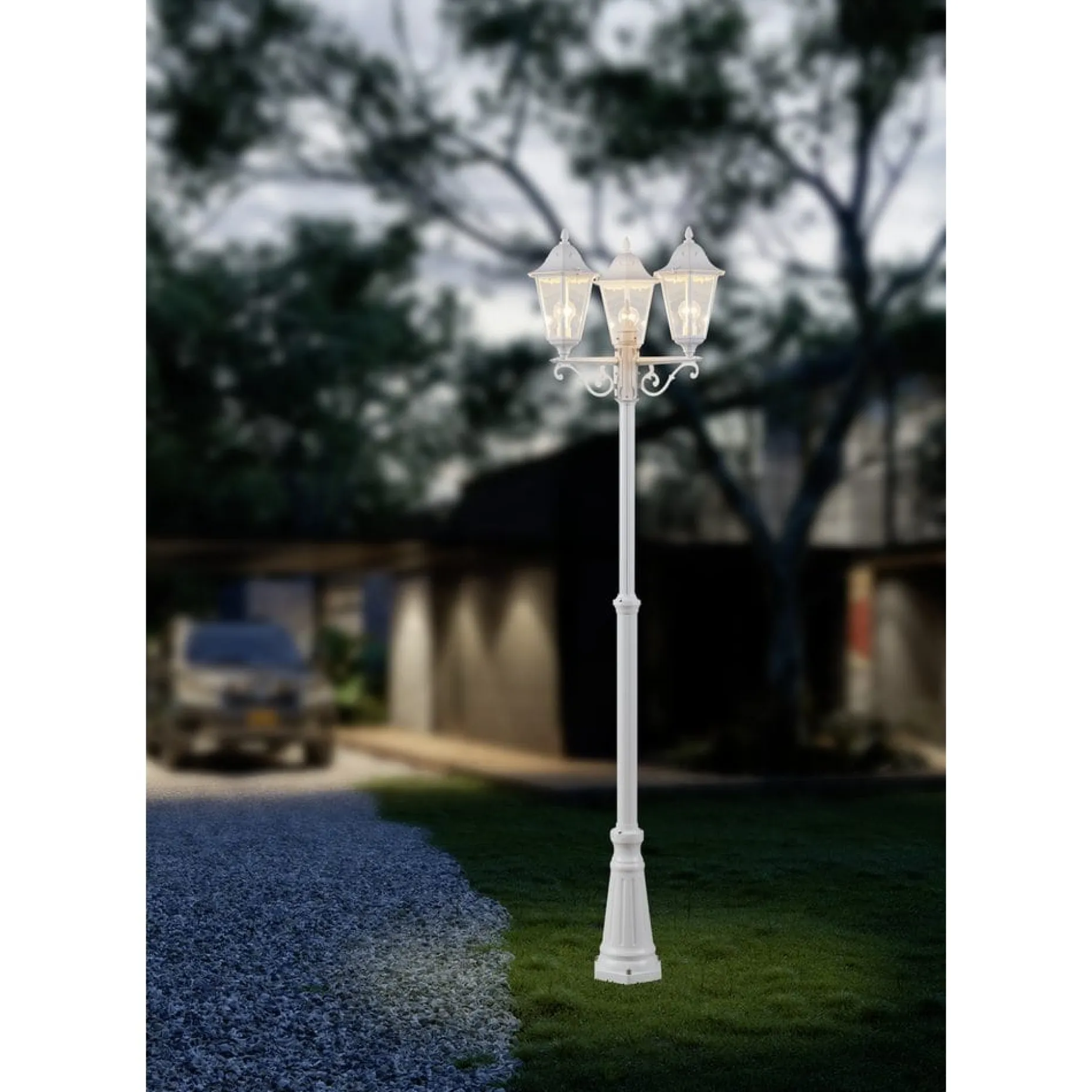 Gulvlys Navedo med 3 Lamper