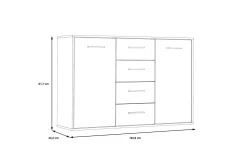 Haba Skjenk 34x123 cm
