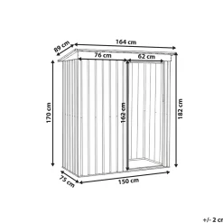 Hagebod Aisone 89x150 cm